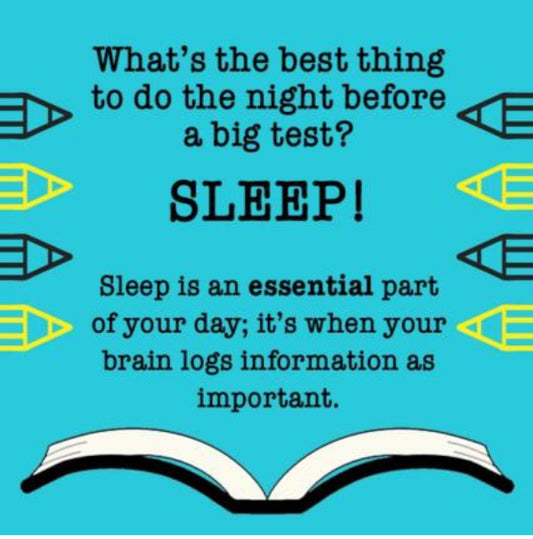 Tips to develop healthy sleep habits for children before important tests and learning activities