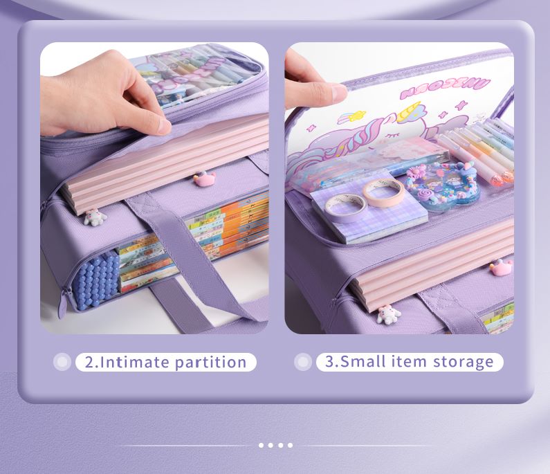 NIYO TOYS multipurpose bag with intimate partition and small item storage for organized supplies