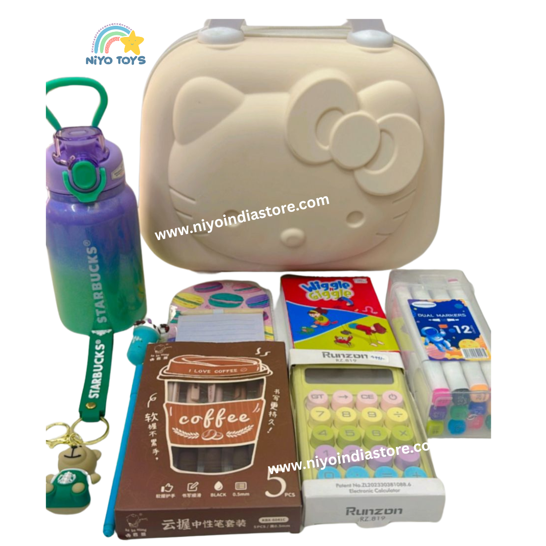 "Mini Suitcase Hamper – Creative Essentials for Little Learners" NIYO TOYS