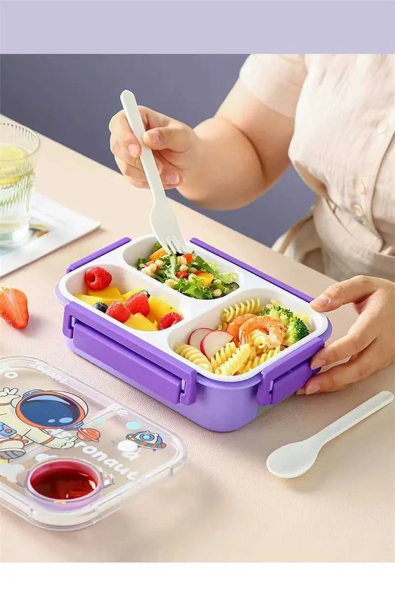 Cartoon Pattern Kids Lunch Bento Box