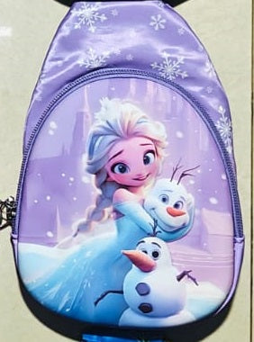 NIYO TOYS 3D toddler chest bags featuring Elsa and Olaf from Frozen with a colorful design