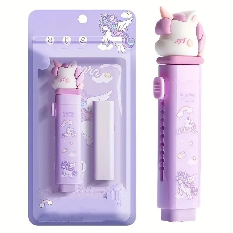 Niyo Toys Cute Unicorn Design Push Eraser NIYO TOYS