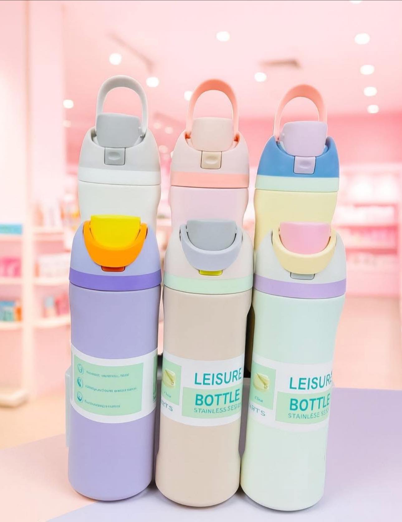 Double Wall Stainless Steel Water Bottle, Capacity: 950 ml NIYO TOYS