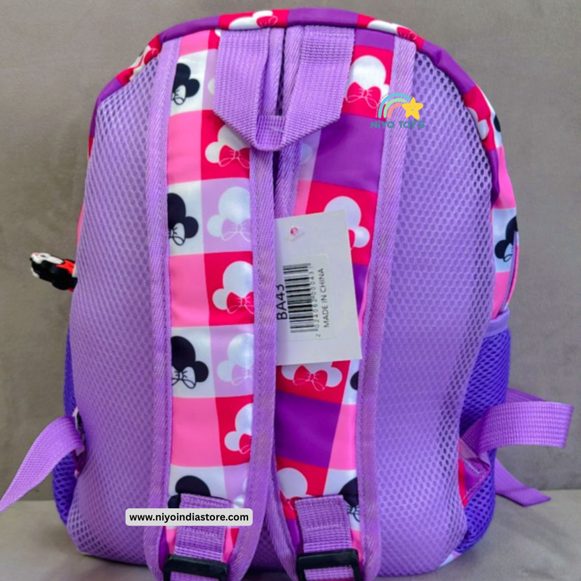 NIYO TOYS Minnie Mouse School Bag for Girls
