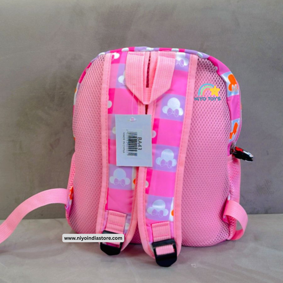 NIYO TOYS Minnie Mouse School Bag for Girls