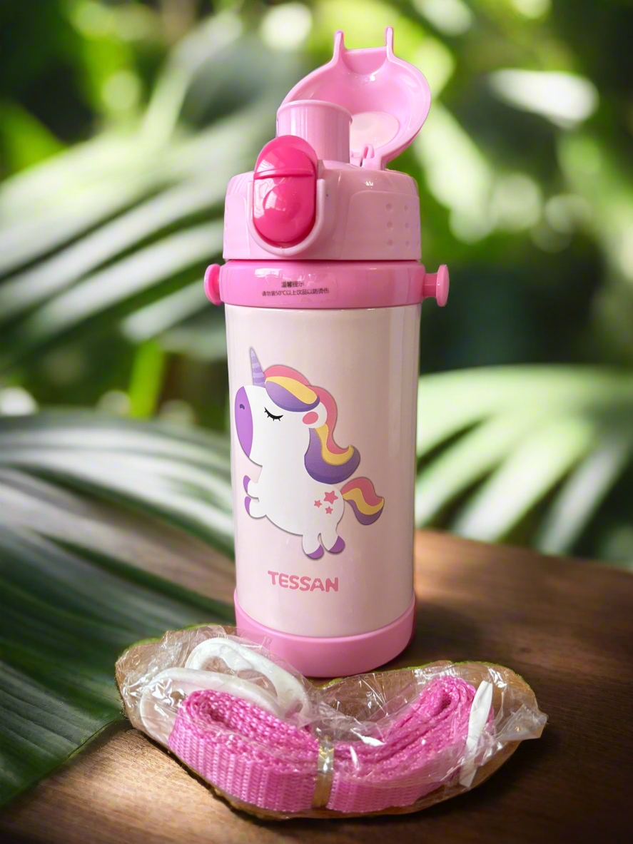 Adorable Unicorn Stainless Steel Sipper Bottle (350ML) – Leak-Proof & Kid-Friendly