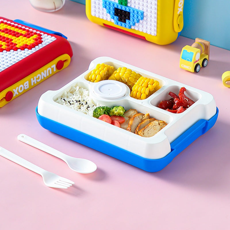 Blocks Design 800ml BPA Free Leak-Proof Lunch Box NIYO TOYS