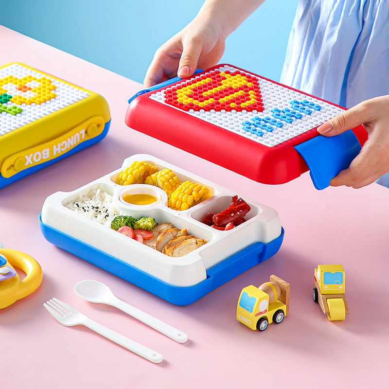 Blocks Design 800ml BPA Free Leak-Proof Lunch Box NIYO TOYS