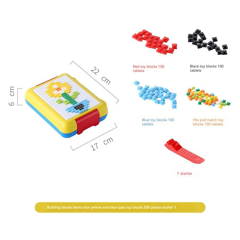 Blocks Design 800ml BPA Free Leak-Proof Lunch Box NIYO TOYS