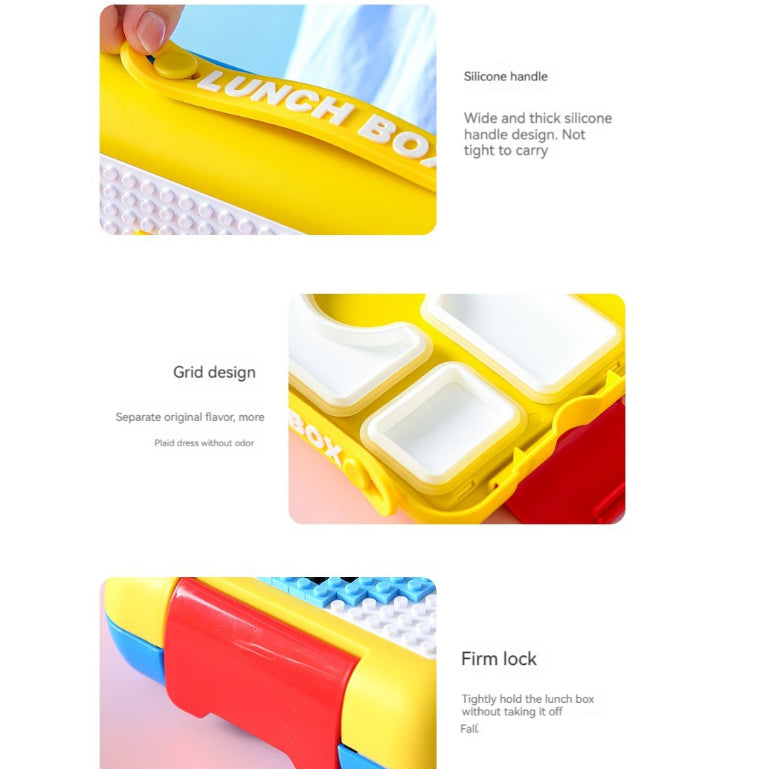 Blocks Design 800ml BPA Free Leak-Proof Lunch Box NIYO TOYS