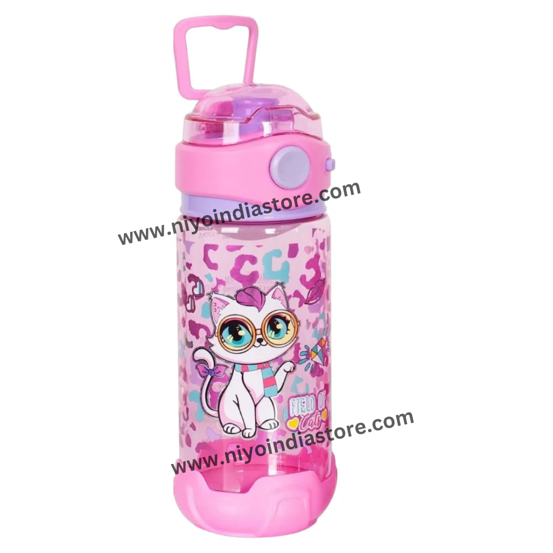 Dino/Kitty/Football Theme 580ml Water Bottle for Kids NIYO TOYS