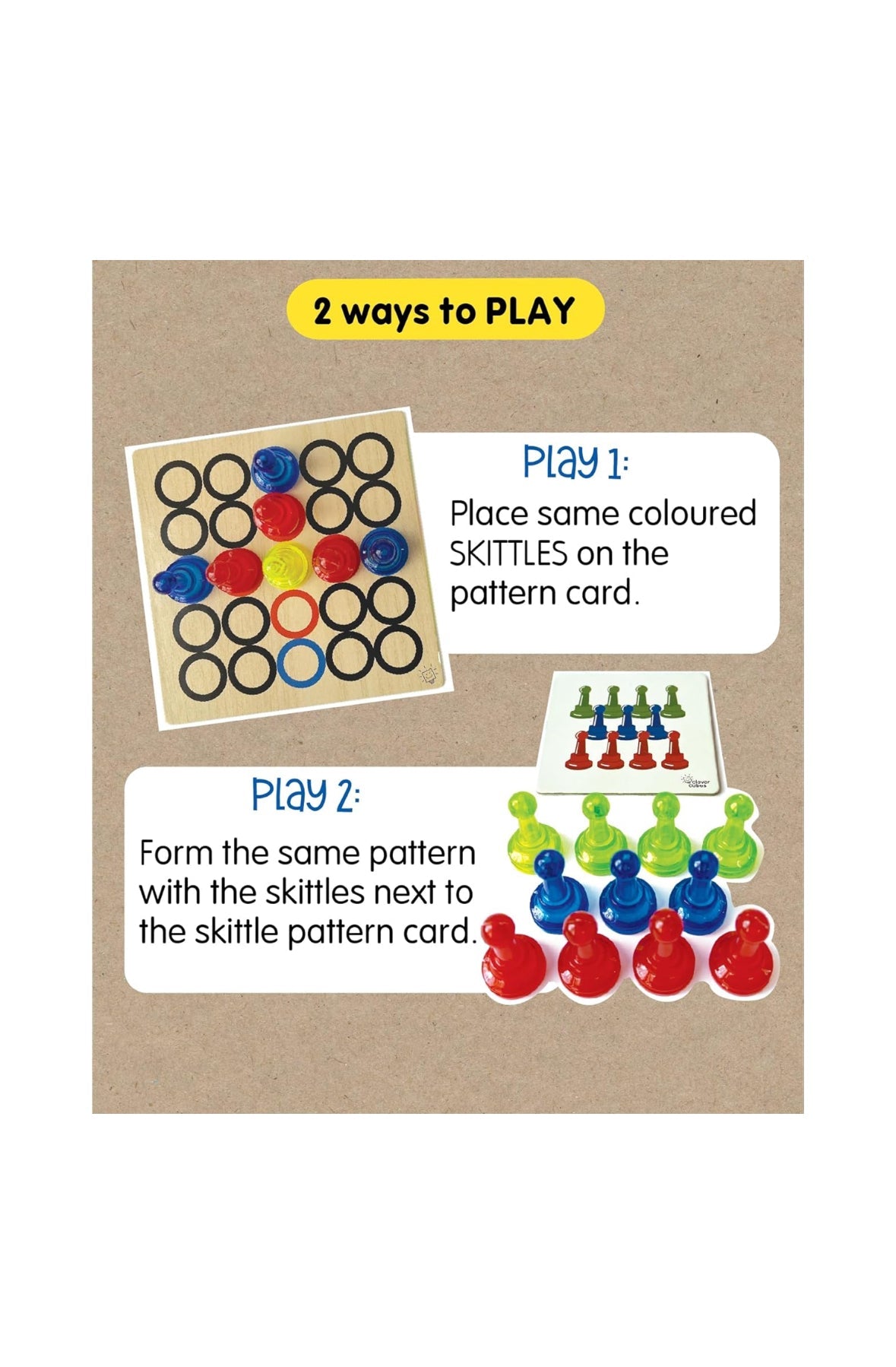 Clever Cubes Playful Skittles NIYO TOYS