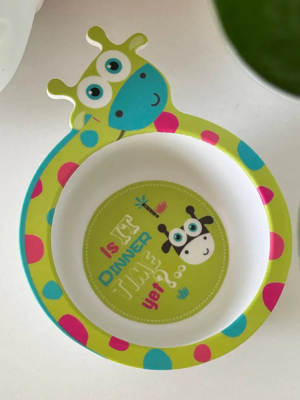 NIYO TOYS Bamboo Fiber Snack Bowl - Cute Animal Design NIYO TOYS