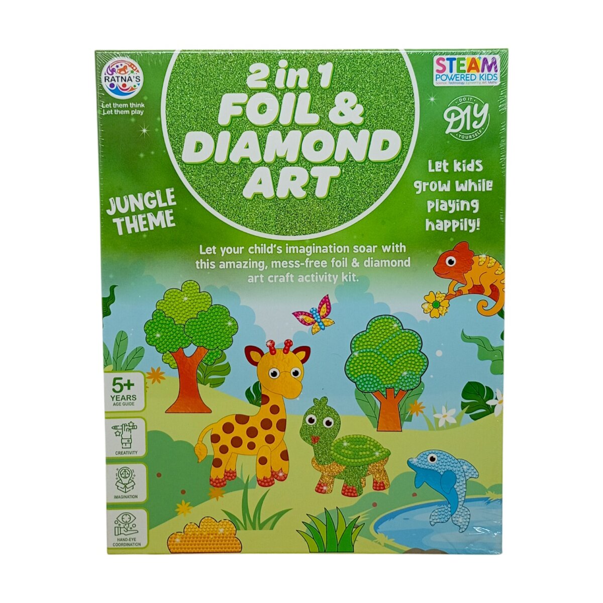 2 IN 1 FOIL & DIAMOND ART NIYO TOYS
