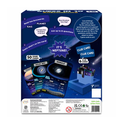 Guess in 10: All About Space | Trivia card game (ages 8+) NIYO TOYS