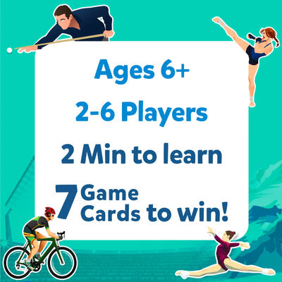 Guess in 10: World Of Sports | Trivia card game (ages 6+) NIYO TOYS