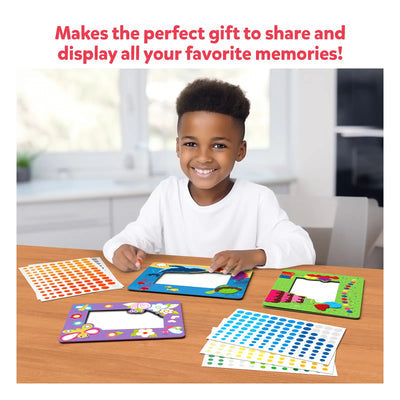 Dot it! - Photo Frames | No Mess Sticker Art (ages 3-7) NIYO TOYS