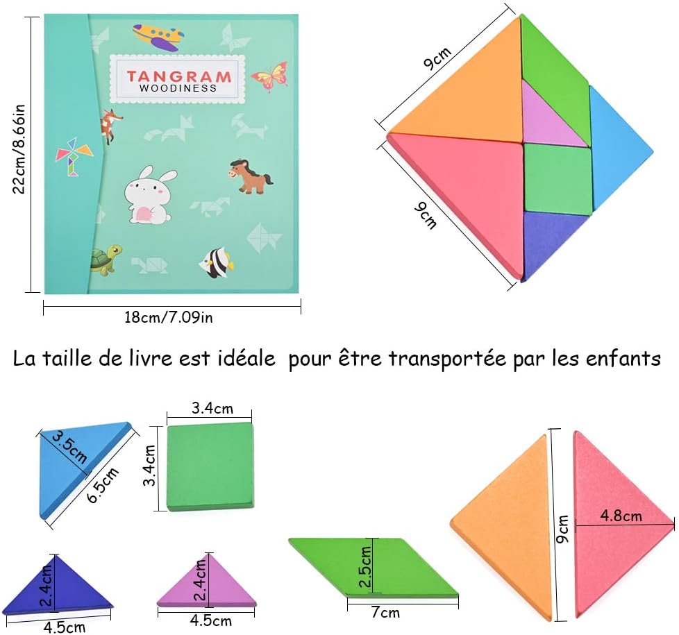 Magnetic tangram book NIYO TOYS