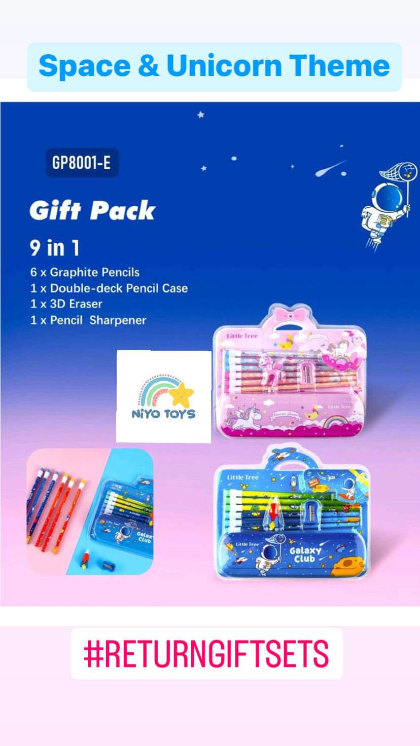 Space & Unicorn Stationery Gift Set NIYO TOYS