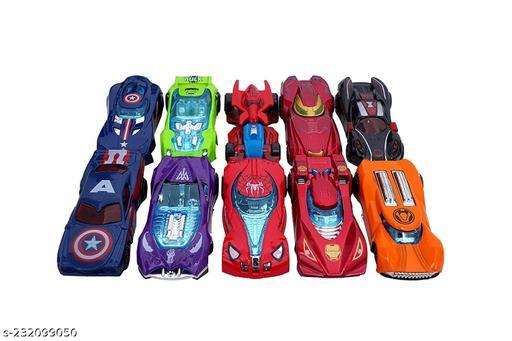 Super 12 Metal Cars Toy Set Moving Die-Cast Metal - Avengers NIYO TOYS