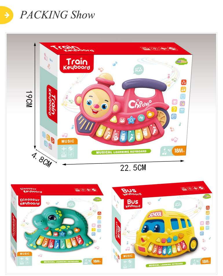 TOY Animal Sound Piano Musical Train Toy for Toddlers NIYO TOYS