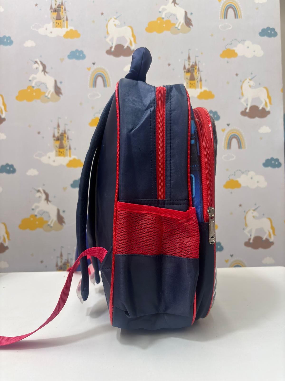 Batman Kids Backpack – 15” School Bag with 3D Front Design & Carry Handle NIYO TOYS