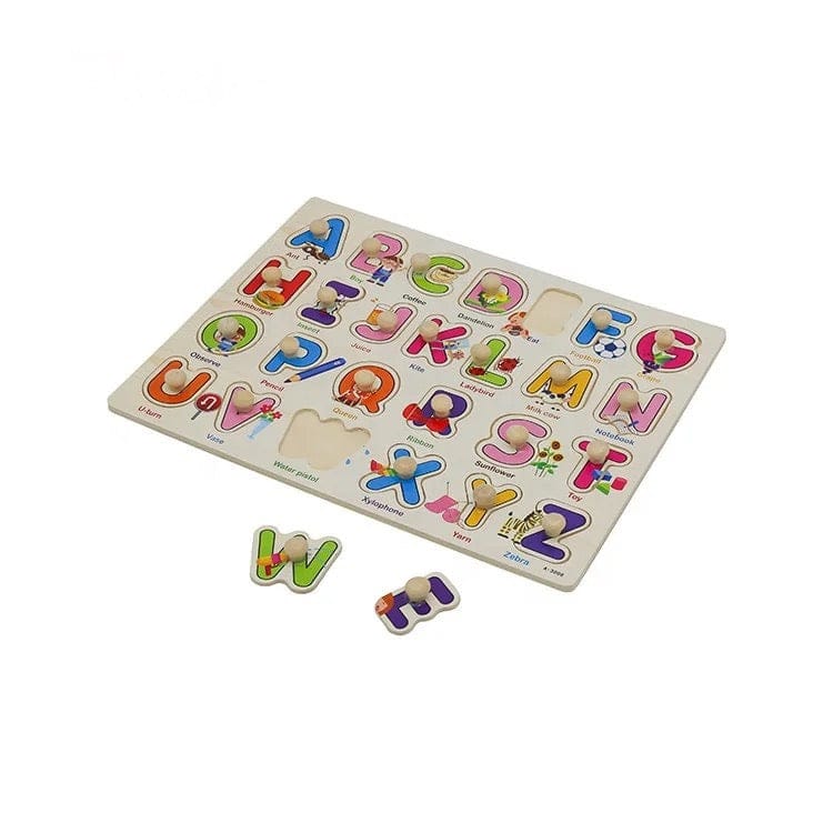 Wodden Alphabet Board Puzzle NIYO TOYS