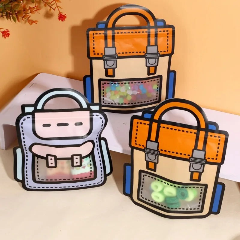House Theme Guddi Bags Party Favor Bags Cookie Bags Birthday Party Return Gift Bags Goody Bags For Return Gifts For Kids(18 * 21Cm), Multicolor (Pack of 25pc)