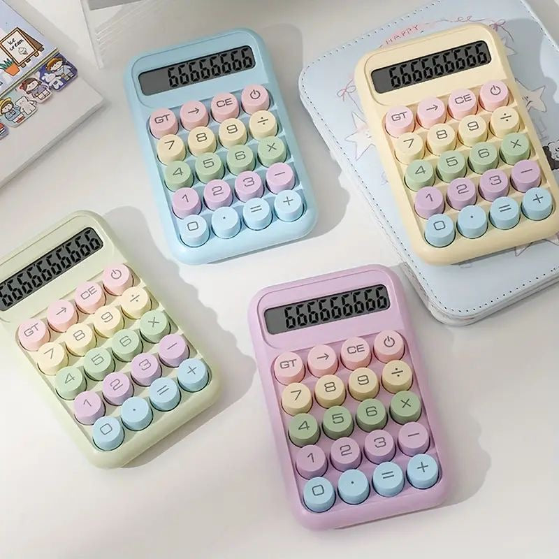 NIYO TOYS Colorful Mini Calculators in Assorted Pastel Colors for Return Gifts