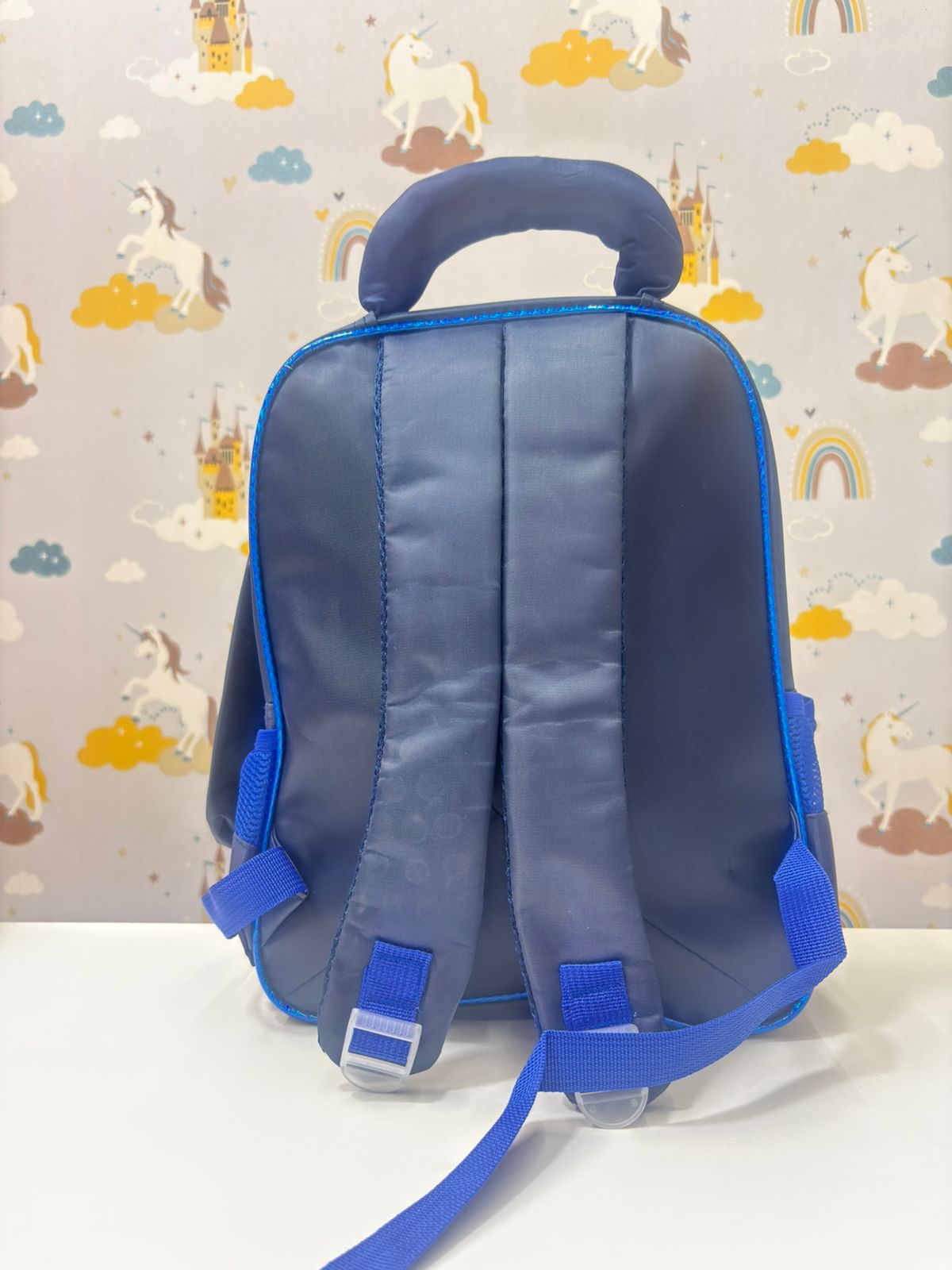 NIYO TOYS Captain America: The Captain Backpack in navy blue for kids, ideal for school or outings