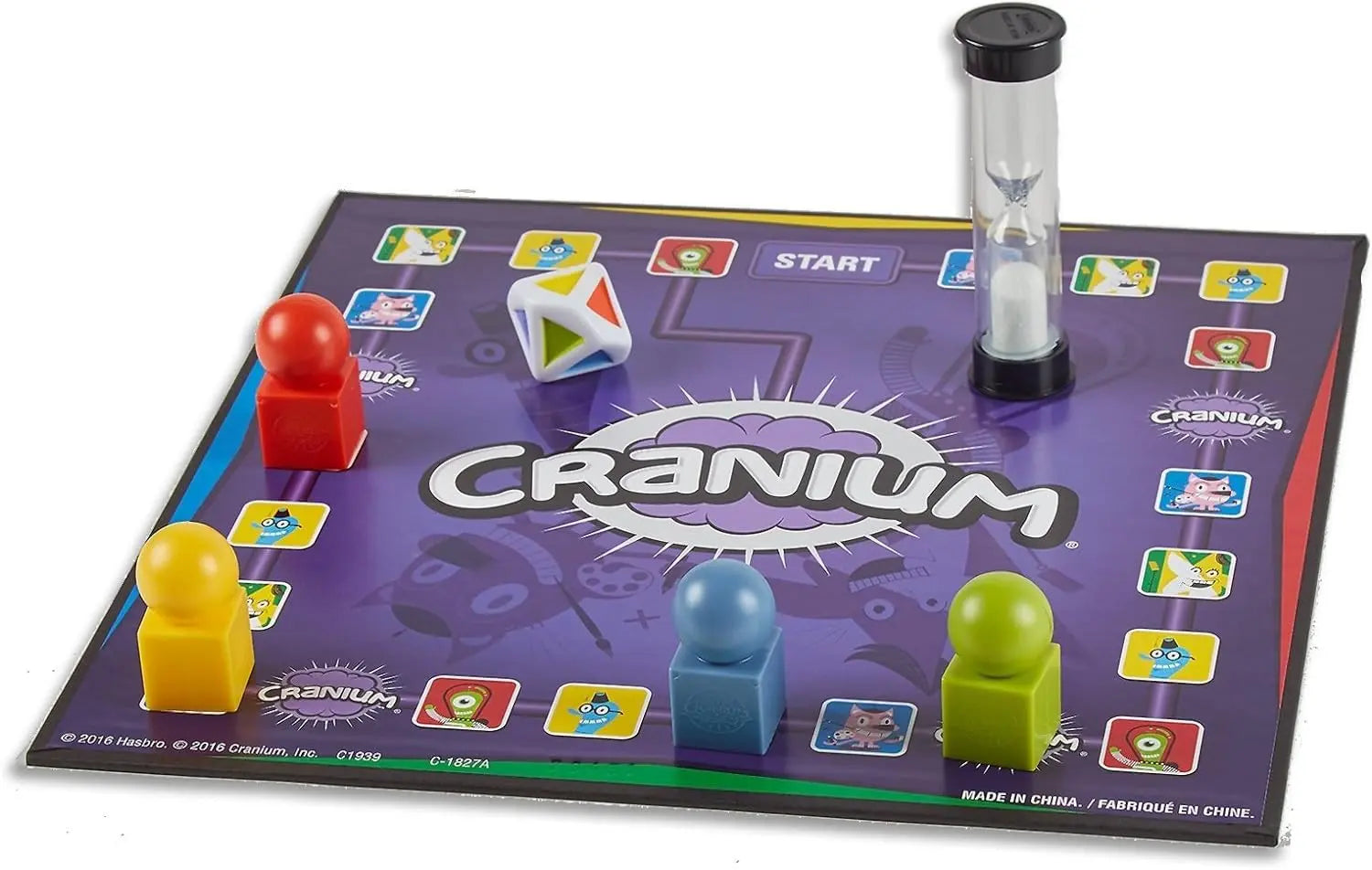 Cranium Board Game by Niyo Toys featuring colorful game pieces and timer for family fun