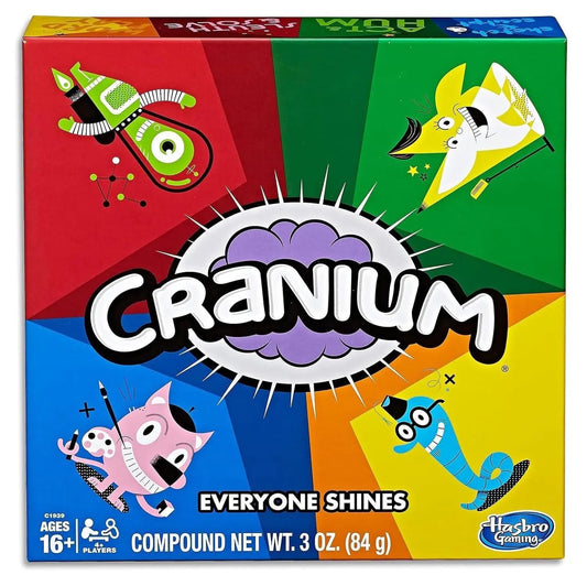 Cranium Board Game by Niyo Toys for Ages 16 and Up, Featuring Fun and Creative Challenges