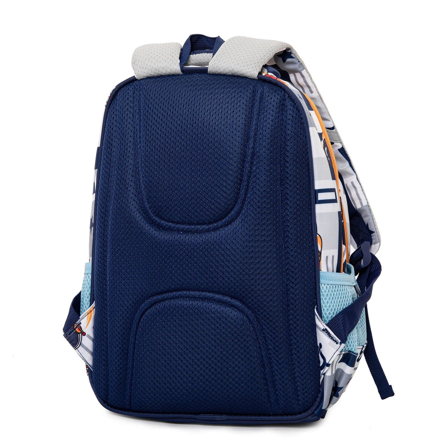 NIYO TOYS educational space theme backpack featuring a stylish design and ergonomic support