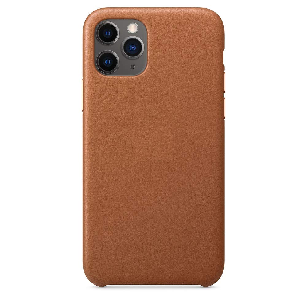 Brown Leather Phone Case for iPhone 11 Pro with Slim Design and Premium Finish