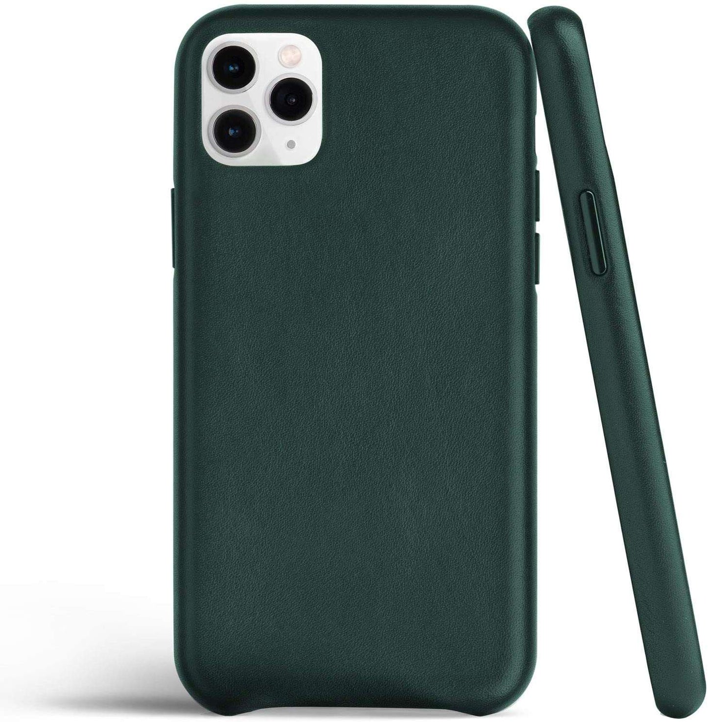 Green Leather iPhone 11 Pro Case from My Store with Slim Fit Design for Protection