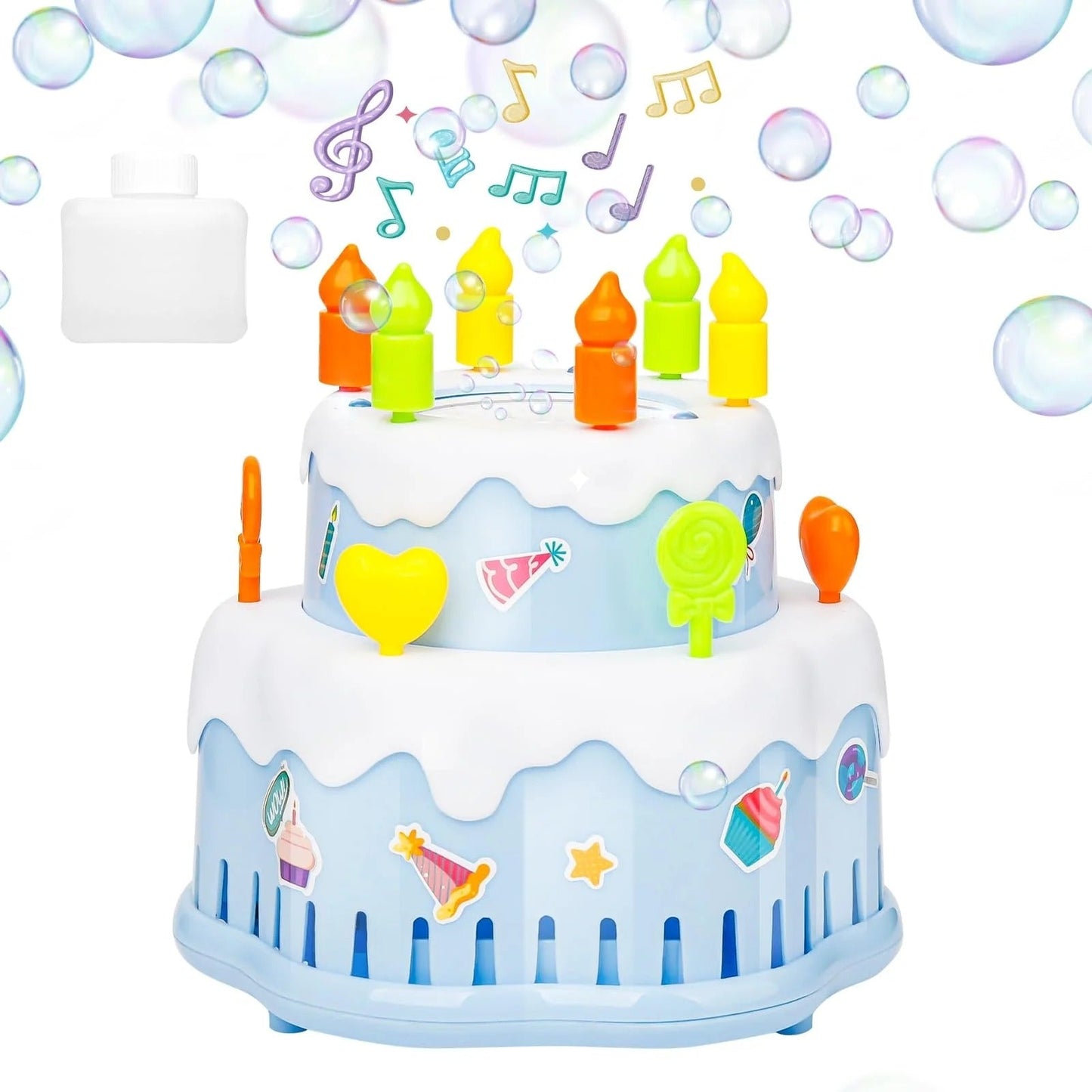 Magical Birthday Cake Automatic Bubble Machine NIYO TOYS