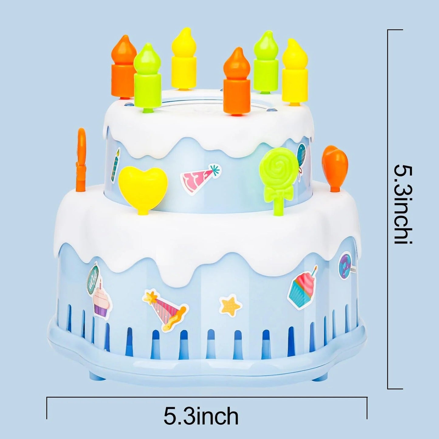 Magical Birthday Cake Automatic Bubble Machine NIYO TOYS