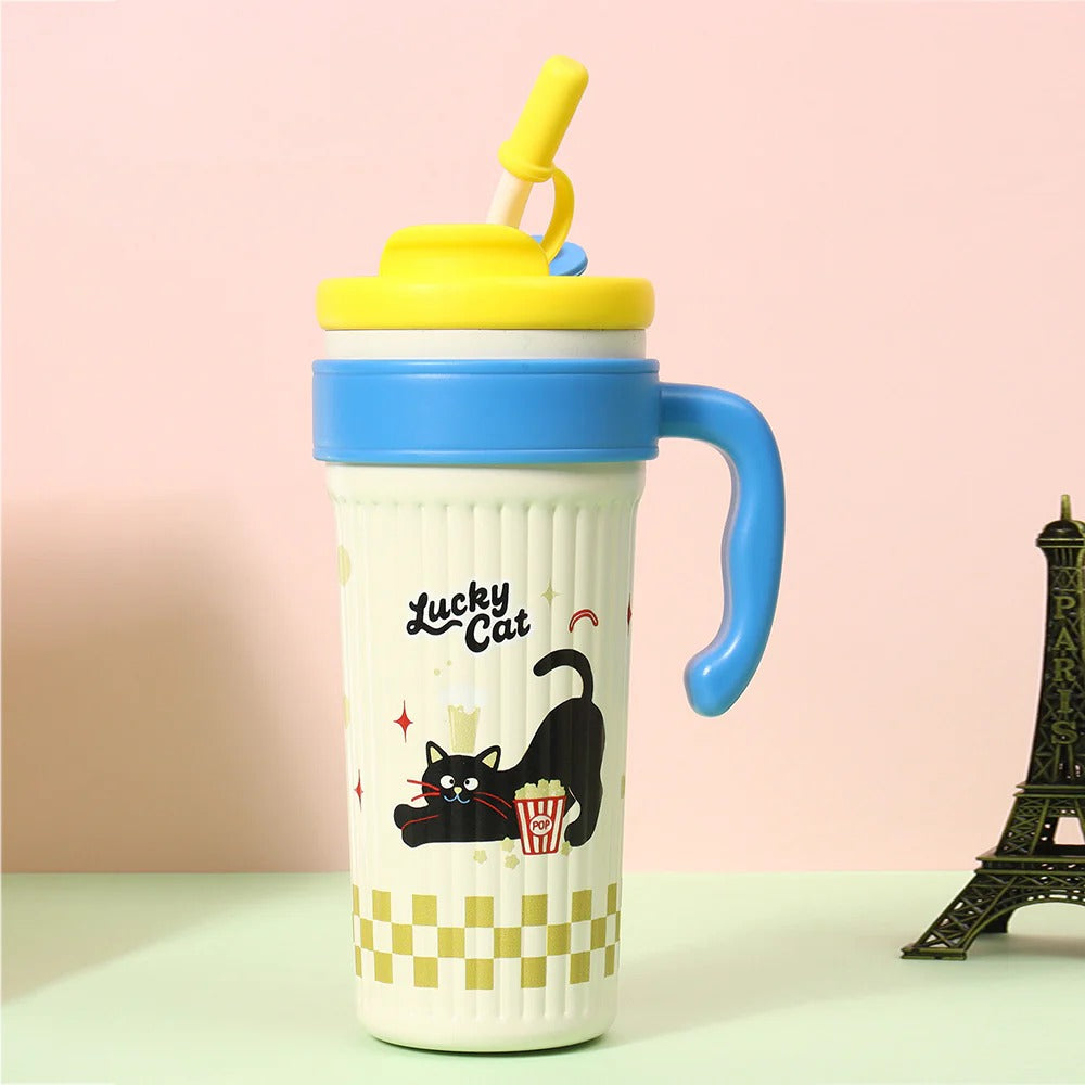 NIYO TOYS Pinteresty Stainless Steel Dual Sipper Tumbler 750 ml