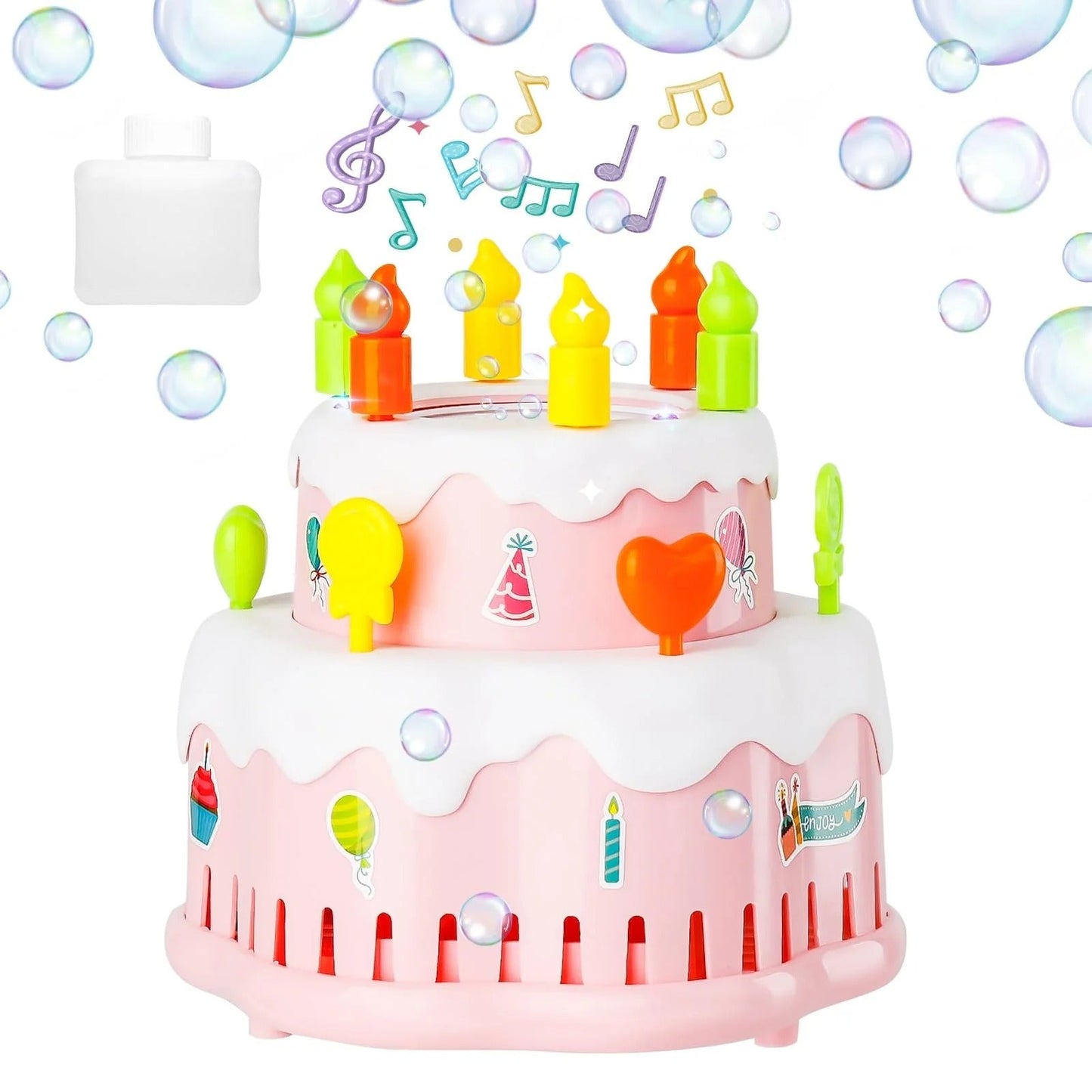 Magical Birthday Cake Automatic Bubble Machine NIYO TOYS