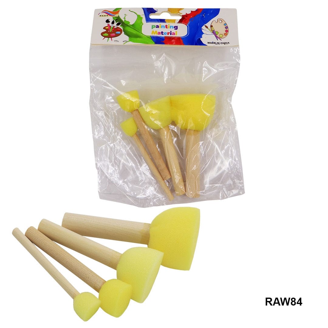 Kids sponge art tools set from NIYO TOYS for creative painting and crafting activities