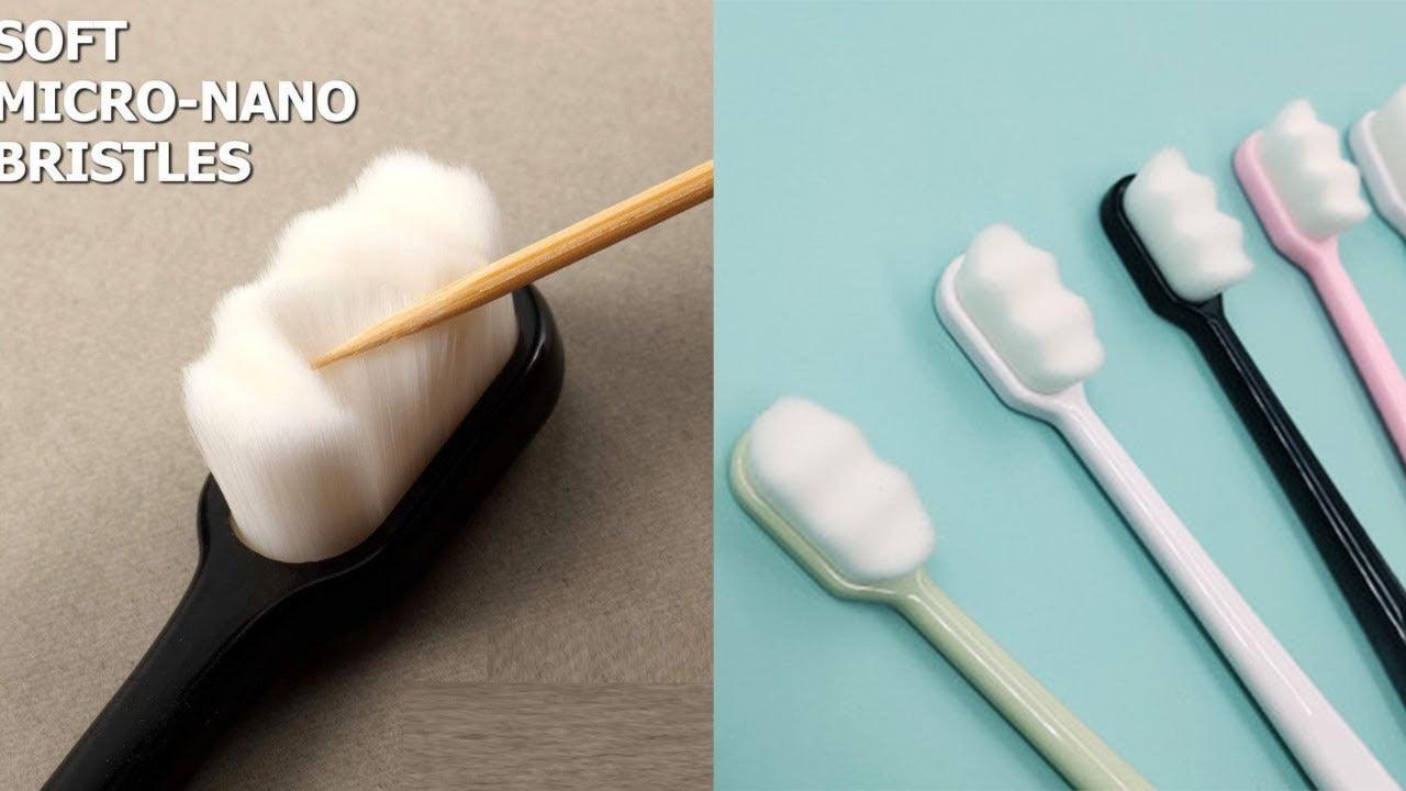 NIYO TOYS Soft Micro-Nano Bristles Toothbrush in Various Colors for Gentle Cleaning