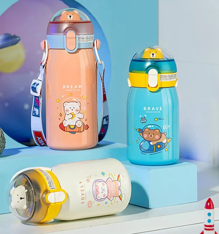 NIYO TOYS Colorful Sippers with Cute Animal Designs for Kids, Perfect for School and Outdoor Activities