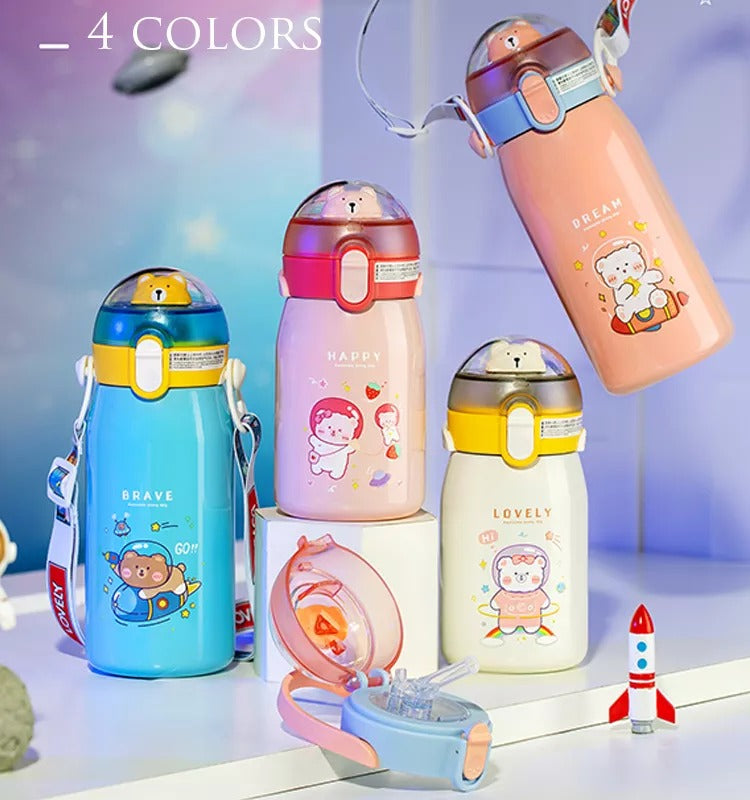 NIYO TOYS colorful sippers in four designs for kids with fun cartoon characters and secure lids