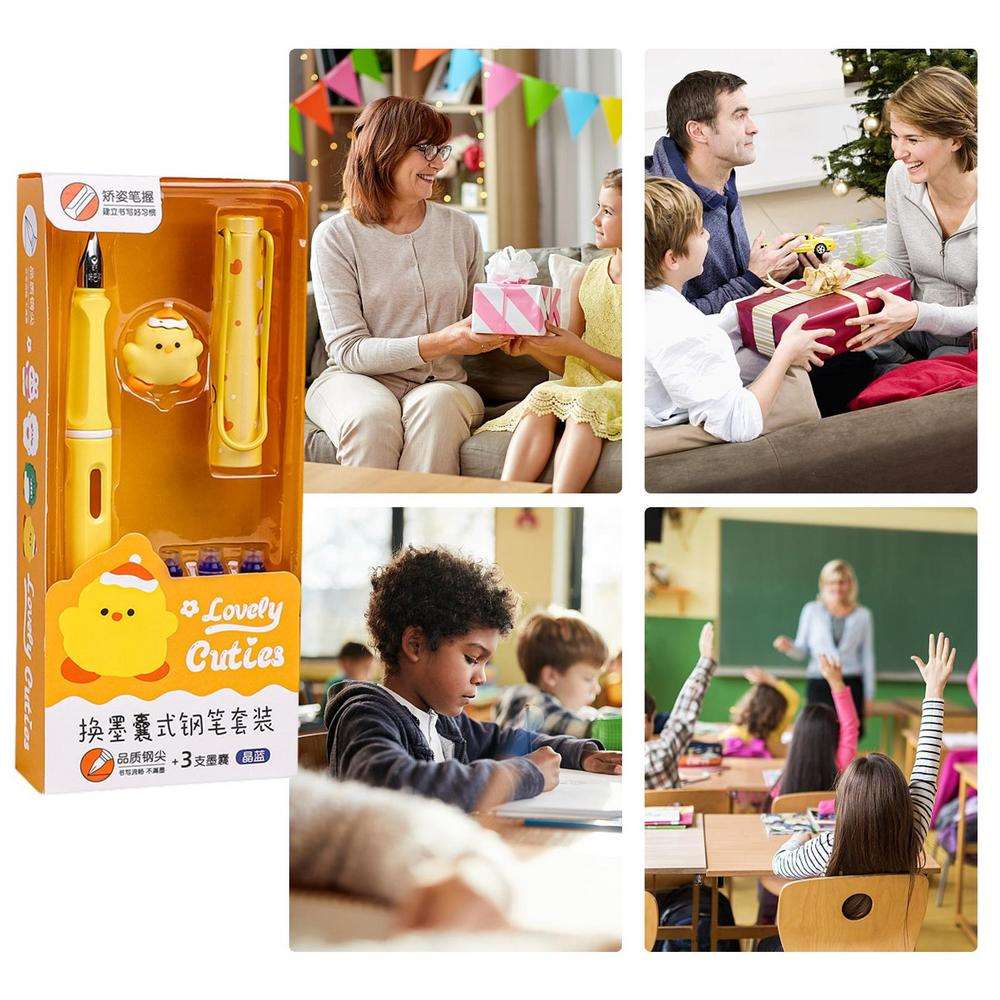 Kawaii mechanical pencils set with adorable designs suitable for school and gifts