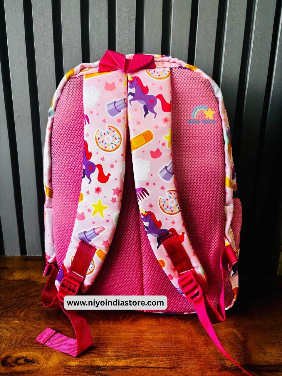 Magical Unicorn School Bag with vibrant unicorn designs and padded straps for comfort