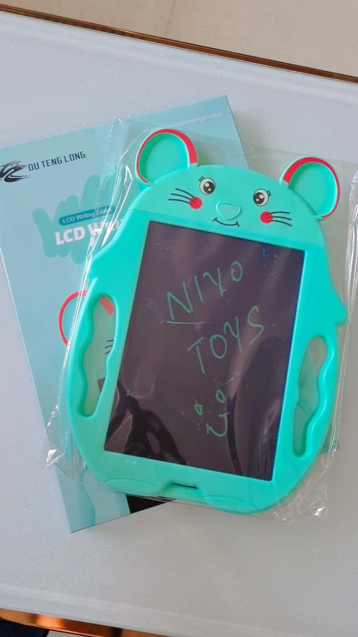 My Store Niyo Toys LCD Writing Tablet in Cute Bear Design for Kids Drawing and Doodling