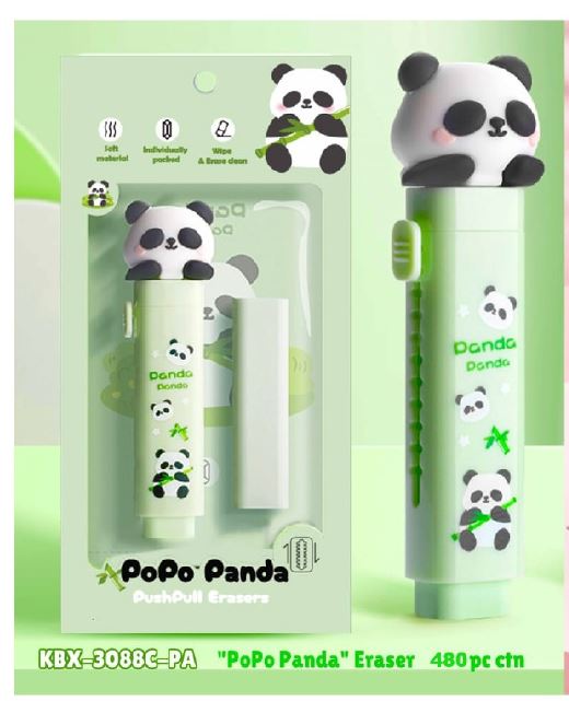 PANDA Cutter Shaped Eraser Set for Kids ER-3088C-PP(KBX) NIYO TOYS