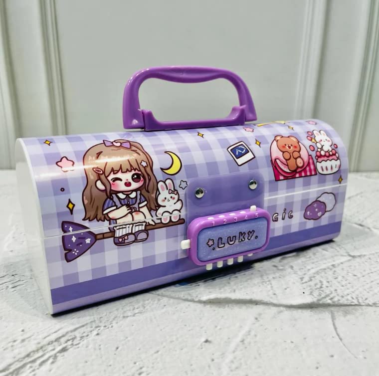 NIYO TOYS password lock pencil case for kids with cute design and secure closure