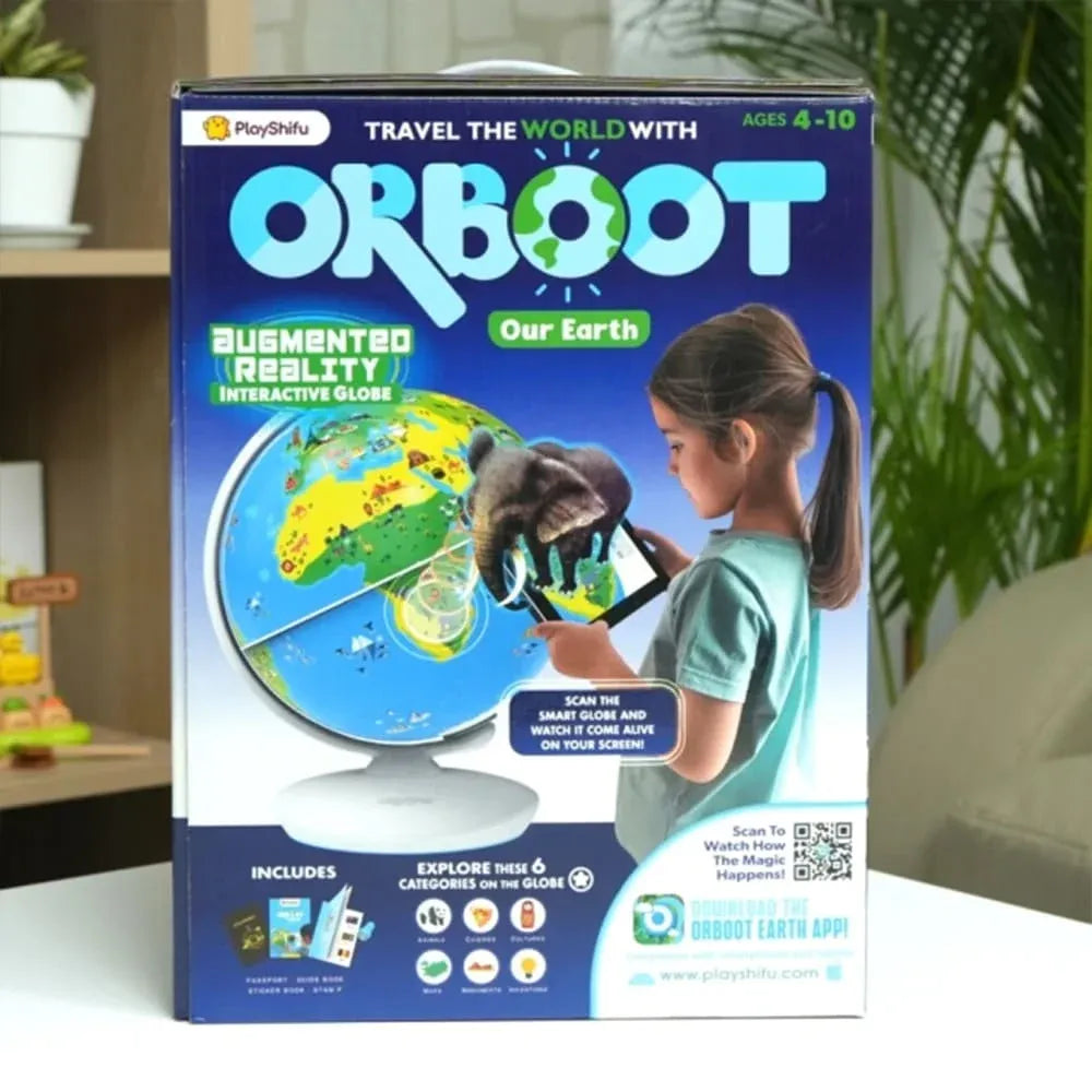 NIYO TOYS Orboot augmented reality interactive globe for kids ages 4 to 10 with educational features