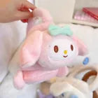 NIYO TOYS Cute Plush Bunny Backpack with Soft Ears and Bow for Kids